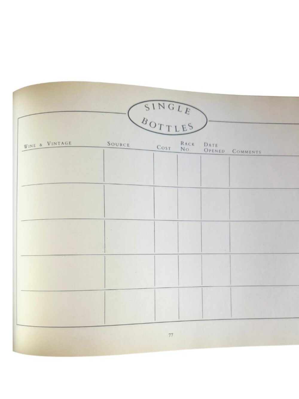 Vintage 1988 A Wine-Lover's Record Book Hardcover Wine Journal Unused UK Edition - Picture 6 of 7